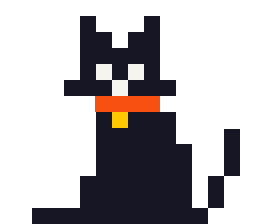 Mistral pixel cat